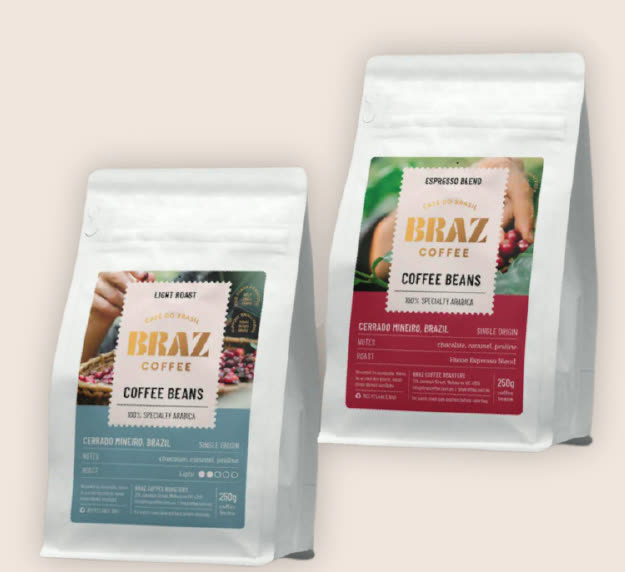 Braz Coffee Beans bags