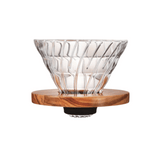 Hario V60 Glass Dripper 02 - Olive Wood