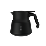 Hario V60 Stainless Steel Server PLUS 600ml Black